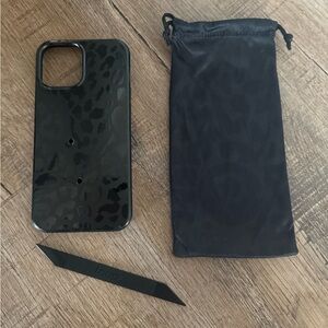 Loopy iPhone 12 Pro Max (6.7" Screen) Midnight Leopard | Righty